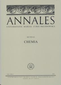 Okładka: Annales UMCS, sec. AA (Chemia), vol. LXXI, 2