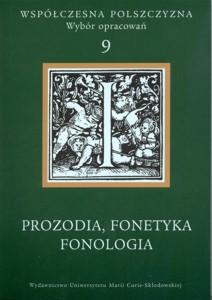 Okładka: Prozodia, fonetyka, fonologia