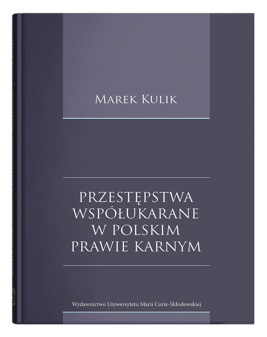 Okładka: Przestępstwa współukarane w polskim prawie karnym